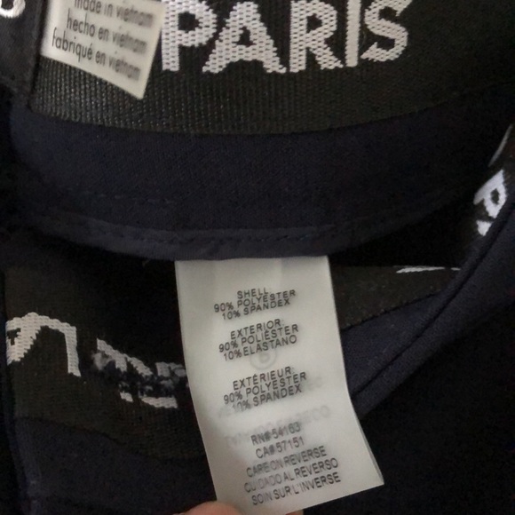 Navy pants- straight leg trousers medium - Picture 2 of 6